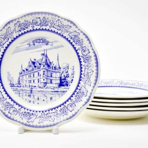 Набор тарелок десертный CHATEAUX DE LA LOIRE GIEN Рошель