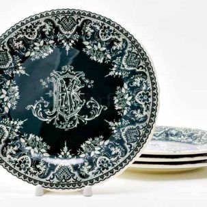 Набор тарелок столовый MONOGRAMME DEPAREILLEES GIEN Шампань