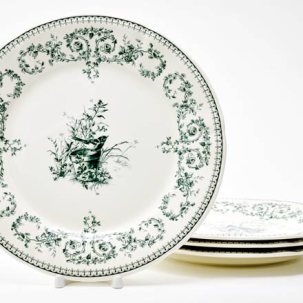 Набор тарелок столовый OISEAU DEPAREILLEES GIEN Шампань