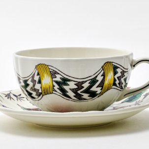 Чашка с блюдцем чайная DOMINOTE 1/2 GIEN Рошель