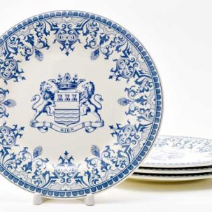 Набор тарелок столовый BLASON DEPAREILLEES BLEU GIEN Шампань