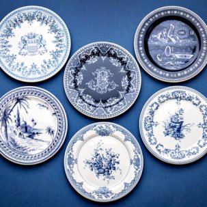 Набор розеток десертный DEPAREILLEES BLEU GIEN Шампань