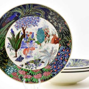 Набор тарелок столовый JARDIN DU PALAIS GIEN Шампань