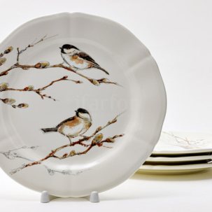Набор тарелок десертный LES OISEAUX DE LA FORET GIEN Рошель