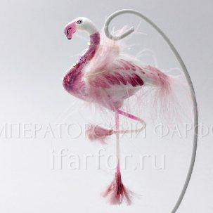 Елочная игрушка Фламинго