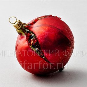 Елочная игрушка Ягоды и фрукты. Гранат