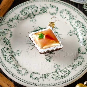 Елочная игрушка Морковный пирог