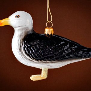 Елочная игрушка Чайка