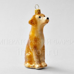 Елочная игрушка Американский фоксхаунд 105 мм.