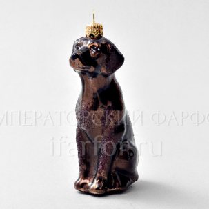 Елочная игрушка Американский фоксхаунд 105 мм.