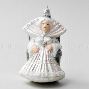 Елочная игрушка Снежная королева со стразами