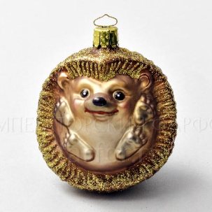 Елочная игрушка Ежик