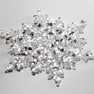 Елочная игрушка Снежинка Рисунок 2