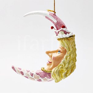 Елочная игрушка Королева Луна 125 мм.