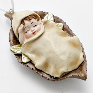 Елочная игрушка Фея-малышка спящая 2