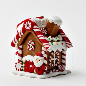 Елочная игрушка Пряничный домик 3