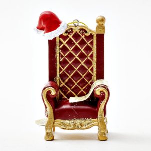 Елочная игрушка Рождественский трон 2