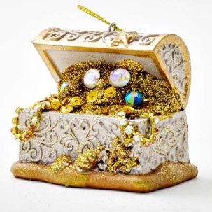 Елочная игрушка Сундук с сокровищами