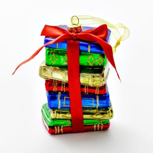 Елочная игрушка Стопка книг 70 x 115 мм.
