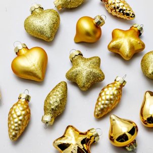 Набор елочных игрушек Золото инков