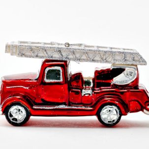 Елочная игрушка Пожарная машина