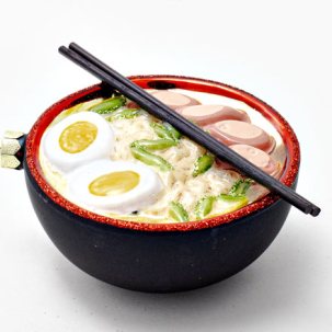 Елочная игрушка Суп Ramen 90 x 95 мм.