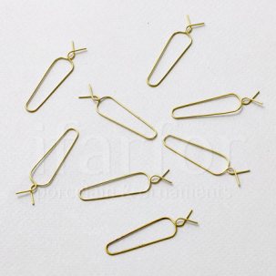 Крючки-клипсы для елочных игрушек Золотой Крючки-клипсы 50штук