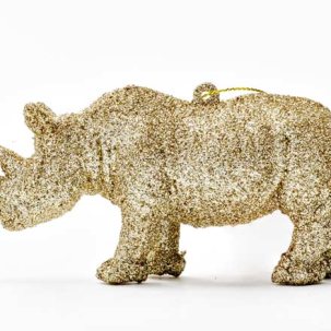 Елочная игрушка Носорог