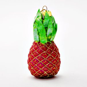 Елочная игрушка Ананас Ананас красный