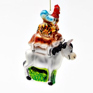 Елочная игрушка Бременские музыканты