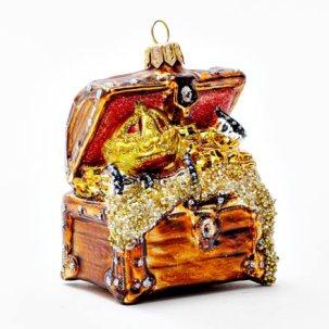 Елочная игрушка Сундук с сокровищами