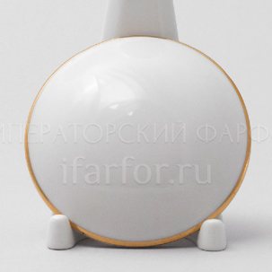 Крышка к бокалу Отводка золотом Снежное утро 90 x 75 x 25 мм.