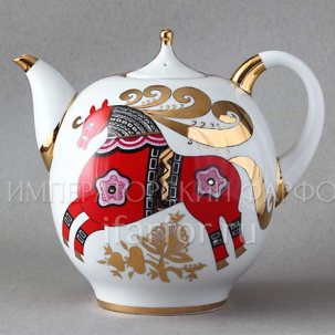 Чайник доливной Красный конь Новгородский
