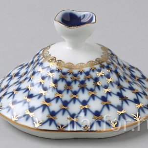 Крышка к чайной чашке Кобальтовая сетка Подарочная-2