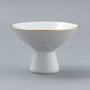 Ваза для мороженого Золотая лента Молодежная 120 x 82 мм.