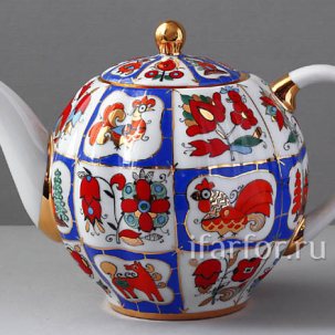 Чайник заварочный Русский лубок Тюльпан 600 мл.