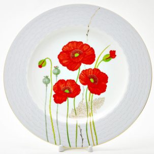 Блюдо круглое Маки Премиум