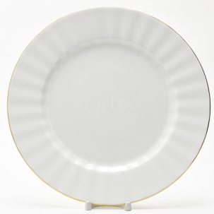 Блюдо круглое Золотая лента Нега