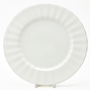 Тарелка плоская Платиновая лента