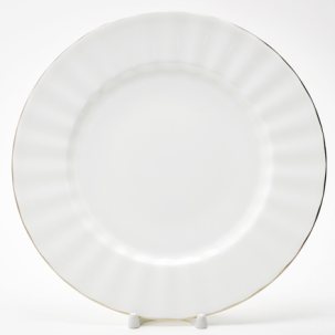 Блюдо круглое Платиновая лента 2 Нега