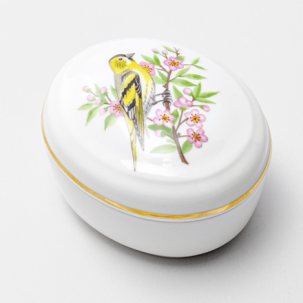 Туалетная коробочка Чижик Овальная