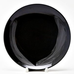 Тарелка мелкая Балтийский берег черный