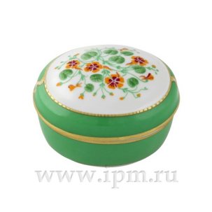 Туалетная коробочка Овальная Настурция