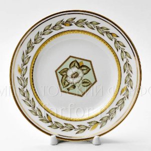 Тарелка мелкая Нефритовый фон 2