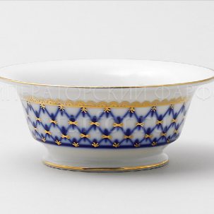 Салатник 2 порц. кругл. Кобальтовая сетка Александрия