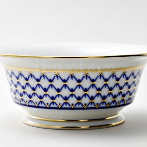 Салатник 6 порц. кругл. Кобальтовая сетка Александрия