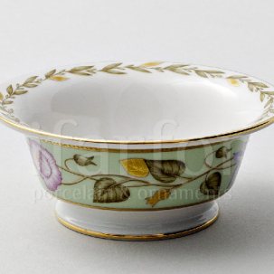 Салатник 2 порц. кругл. Нефритовый фон Александрия