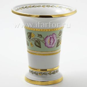 Ваза Нефритовый фон Ампирная