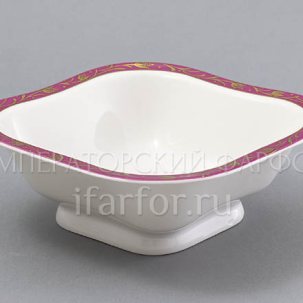 Салатник 4 порц. квадр. Сетка-Блюз Молодежная