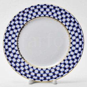 Тарелка мелкая Кобальтовая сетка